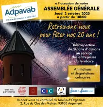 Assembl&eacute;e g&eacute;n&eacute;rale ADPAVAB 2 octobre 2025